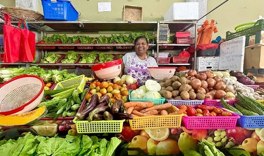 Port Mathurin market and Rodrigues local culture