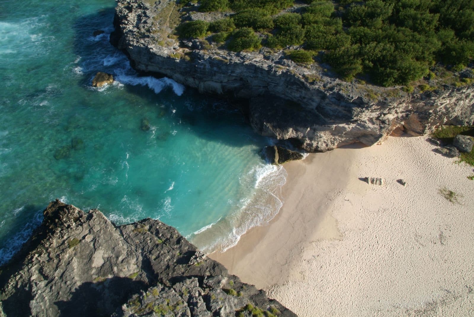 Rodrigues Island coastline and turquoise lagoon
